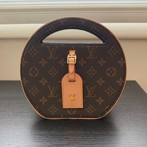 “LV” Inspired Monogram Brown Mini Bag